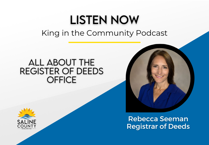 King in the Community: Rebecca Seeman, Saline County Registrar of Deeds - News Image